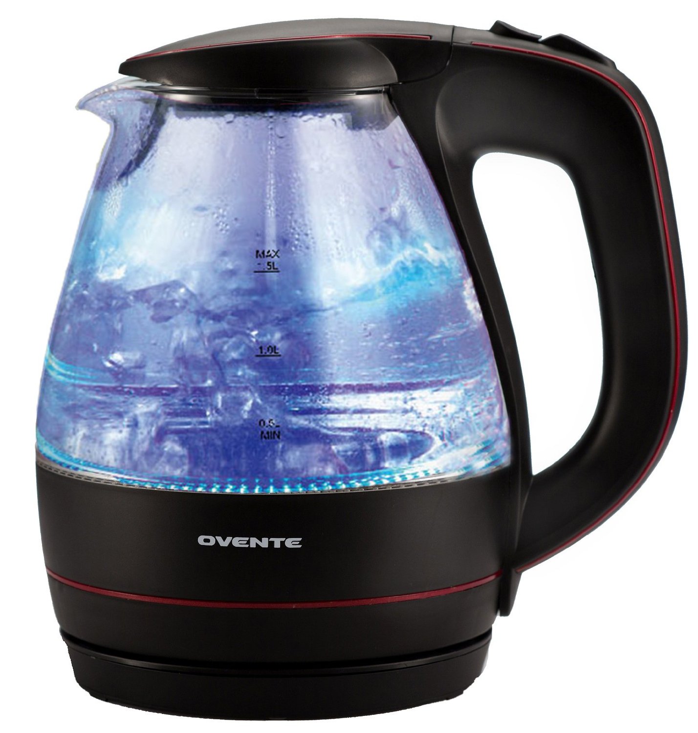 Ovente KG83B Glass Electric Kettle