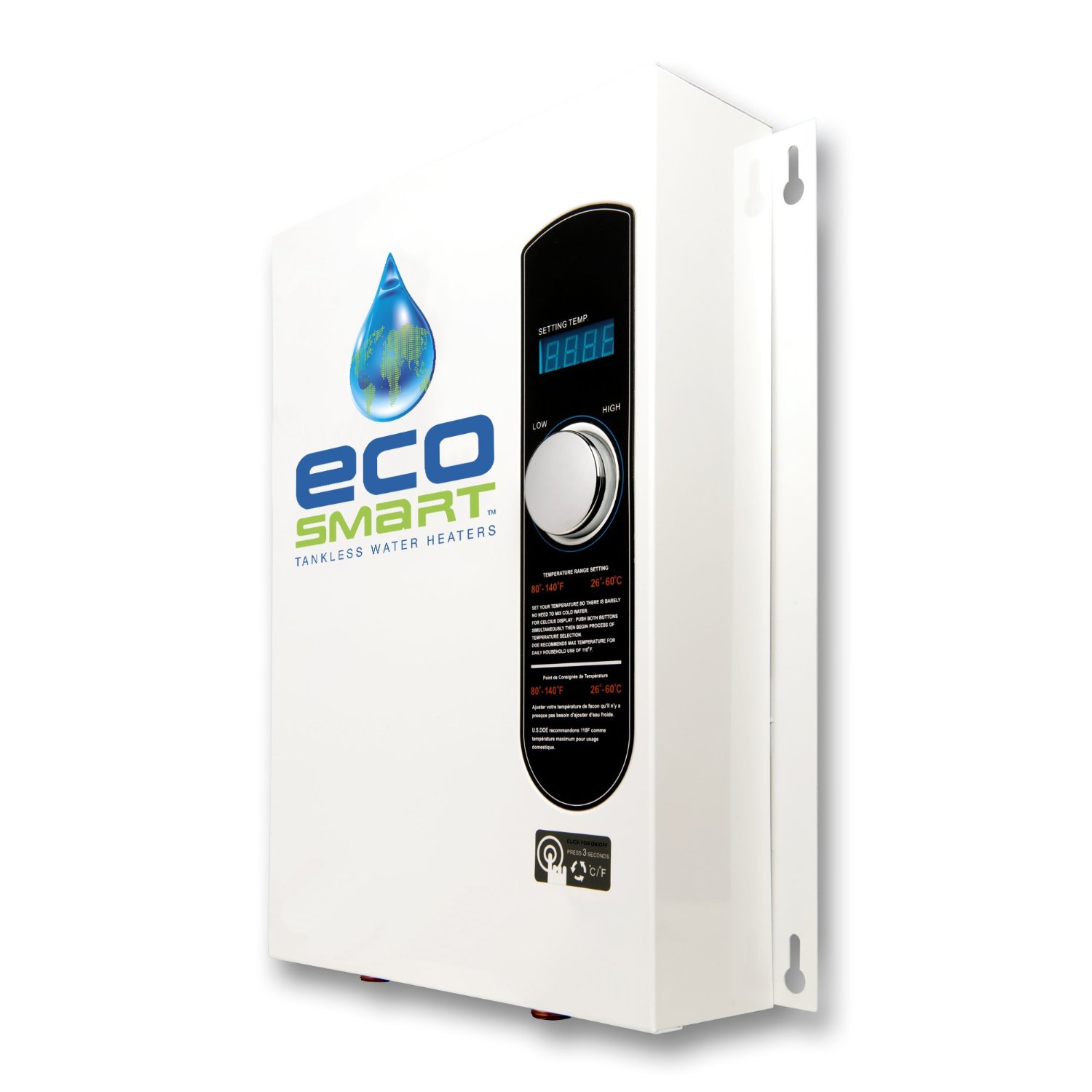 Ecosmart ECO 18 Electric Tankless Water Heater Patented Self Modulating Technology